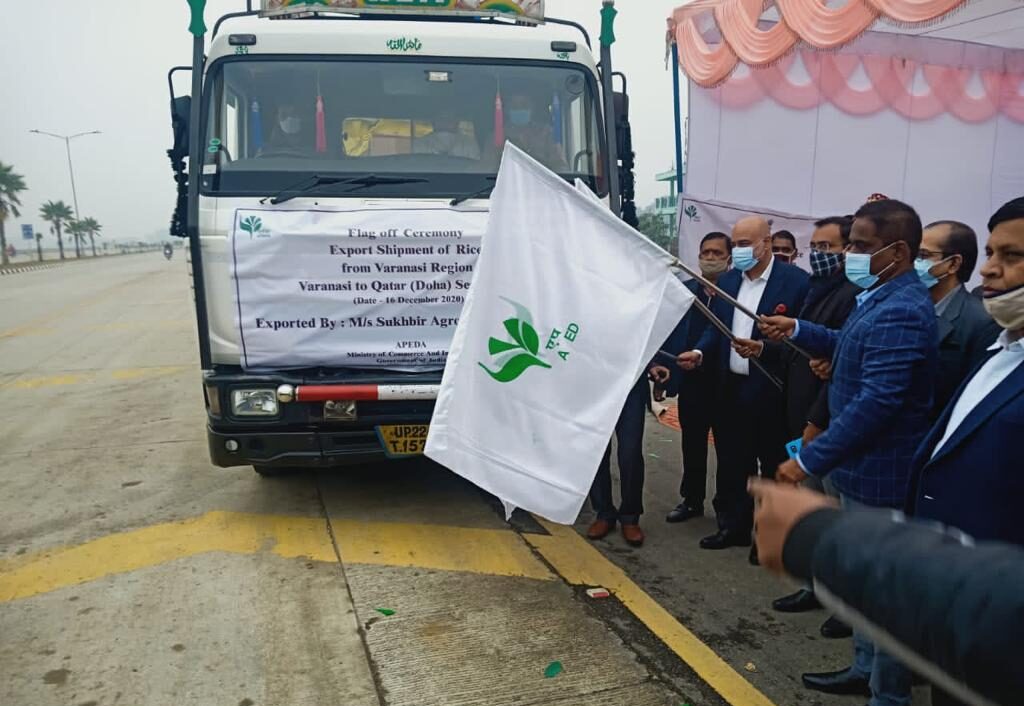 APEDA-provides-a-platform-to-ship-the-rice-consignment-from-Varanasi-region